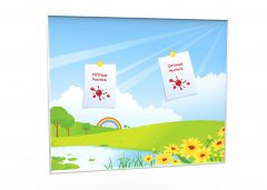 Доска магнитная для детских рисунков 