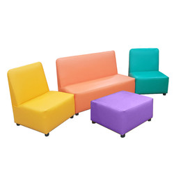 Набор мягкой мебели офисный Модель-149 с пуфиком