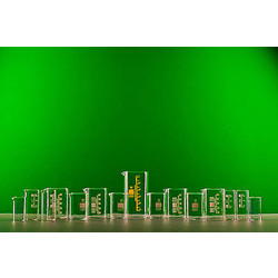 Комплект стаканов химических стеклянных (15 шт.)