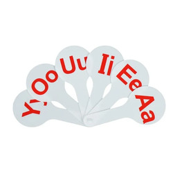 Касса-веер англ. гласных букв