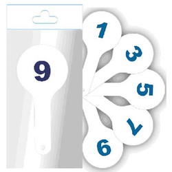 Касса-веер цифр от 0 до 9