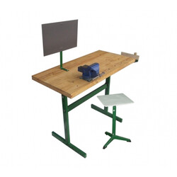 Верстак ученический на сварном основании Т-образная опора